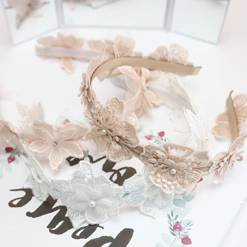 Beaded Flower Headband BabyMonk