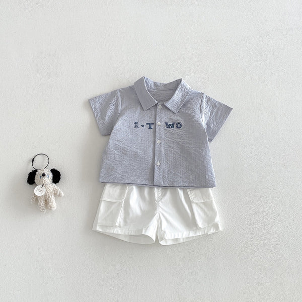 Shirt and cargo shorts set