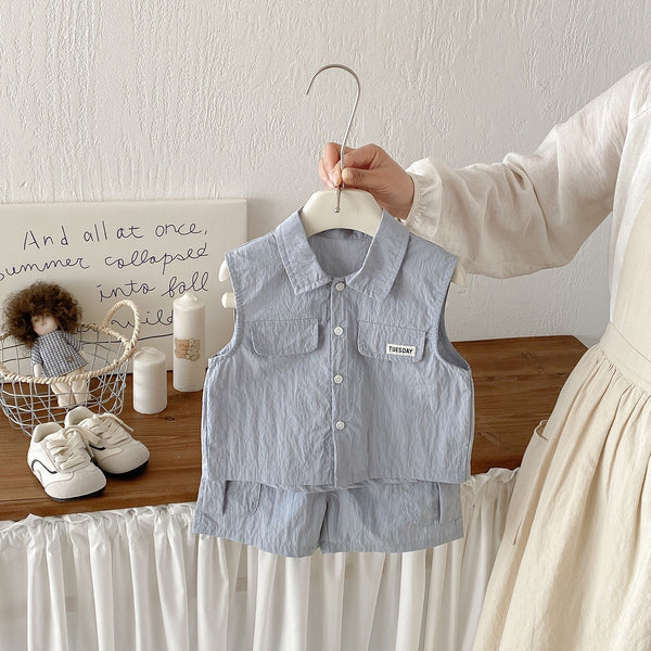 Shirt and cargo shorts set