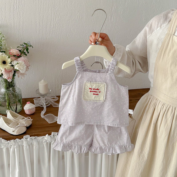 Polka dot summer set