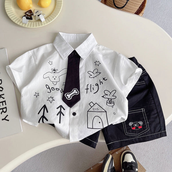 Good flight shirt and shorts set