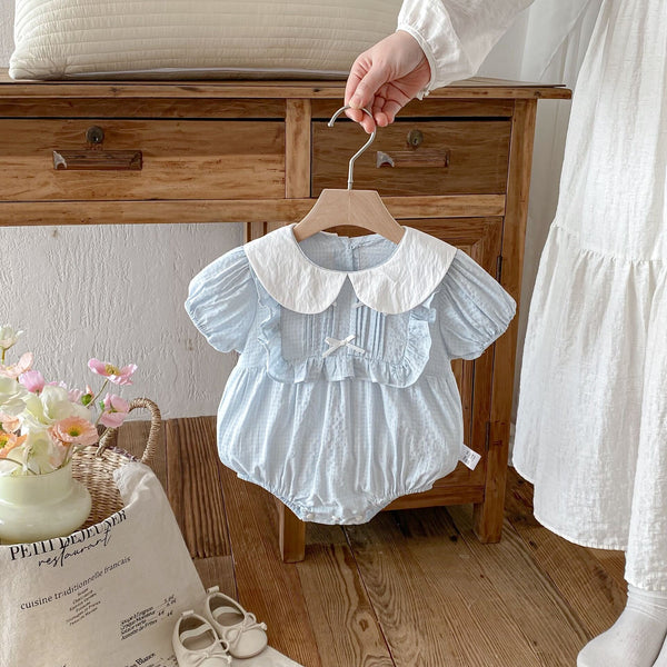 Doll collar classic romper