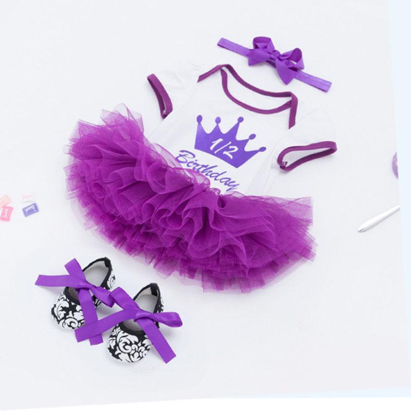 Half Birthday Tutu Dress for Girls BabyMonk Half Birthday Tutu Dress for Girls BabyMonk