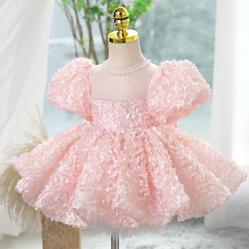open lace back dress Dicry Baby Girls Tutu Dress Summer Sleeveless Backless Princess Birthday Pa main image 0