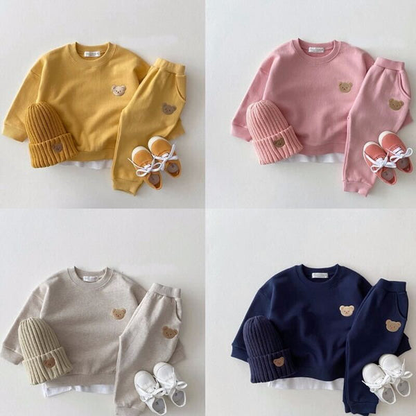 Bear sweatshirt set