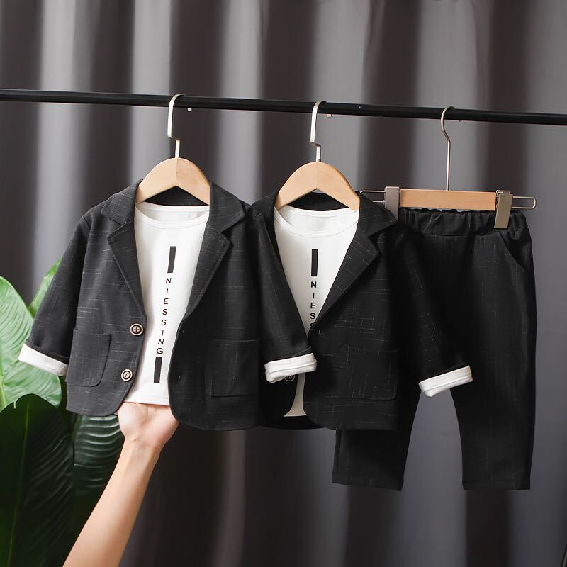 Blazer Formal Wear For Year Old Boy Black Tuxedo Black Blazer For